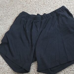 Lands' End Black Relaxed Shorts